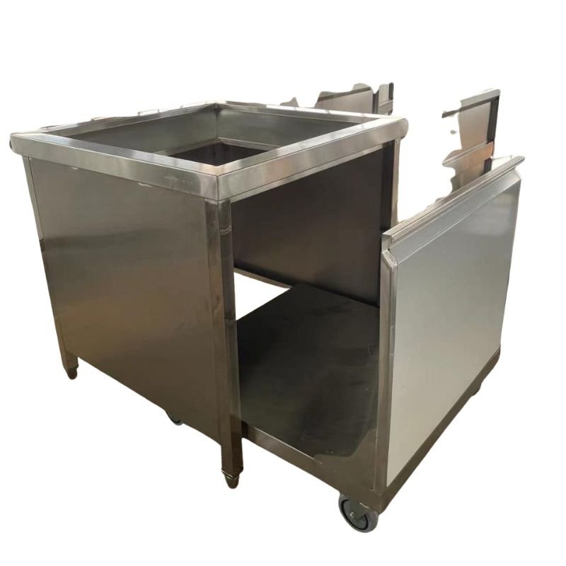 Garbage-Collection-Workbench-with-Trolley