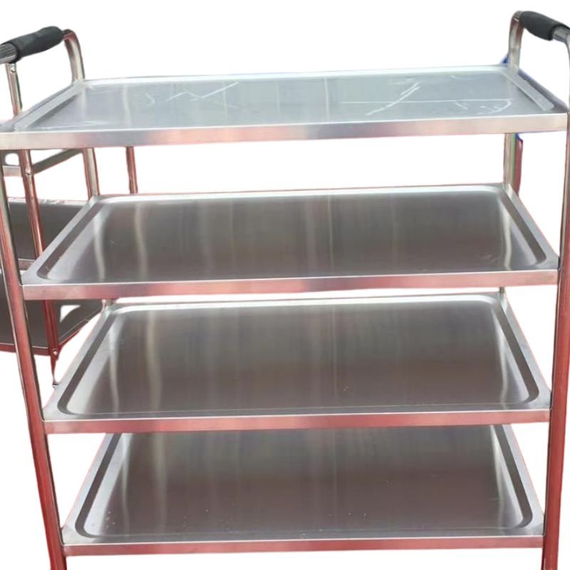 Stainless-Steel-Four-Layer-Cart