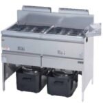 Double Well Freestanding Gas Fryer